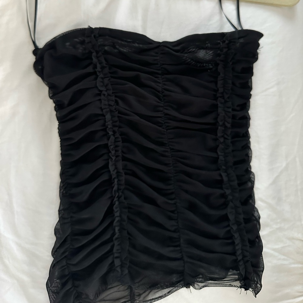 I AM GIA Black Tube Top